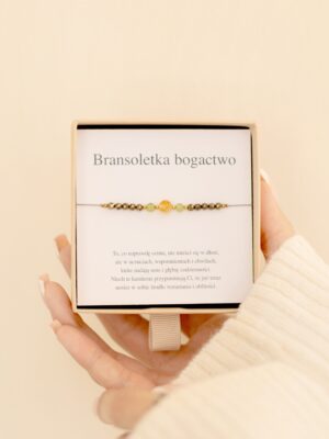 Bransoletka bogactwo na sznureczku