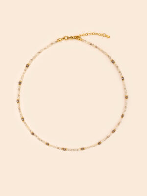 Choker classic - feldspar, labradoryt