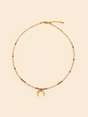 Choker moon - feldspar, labradoryt