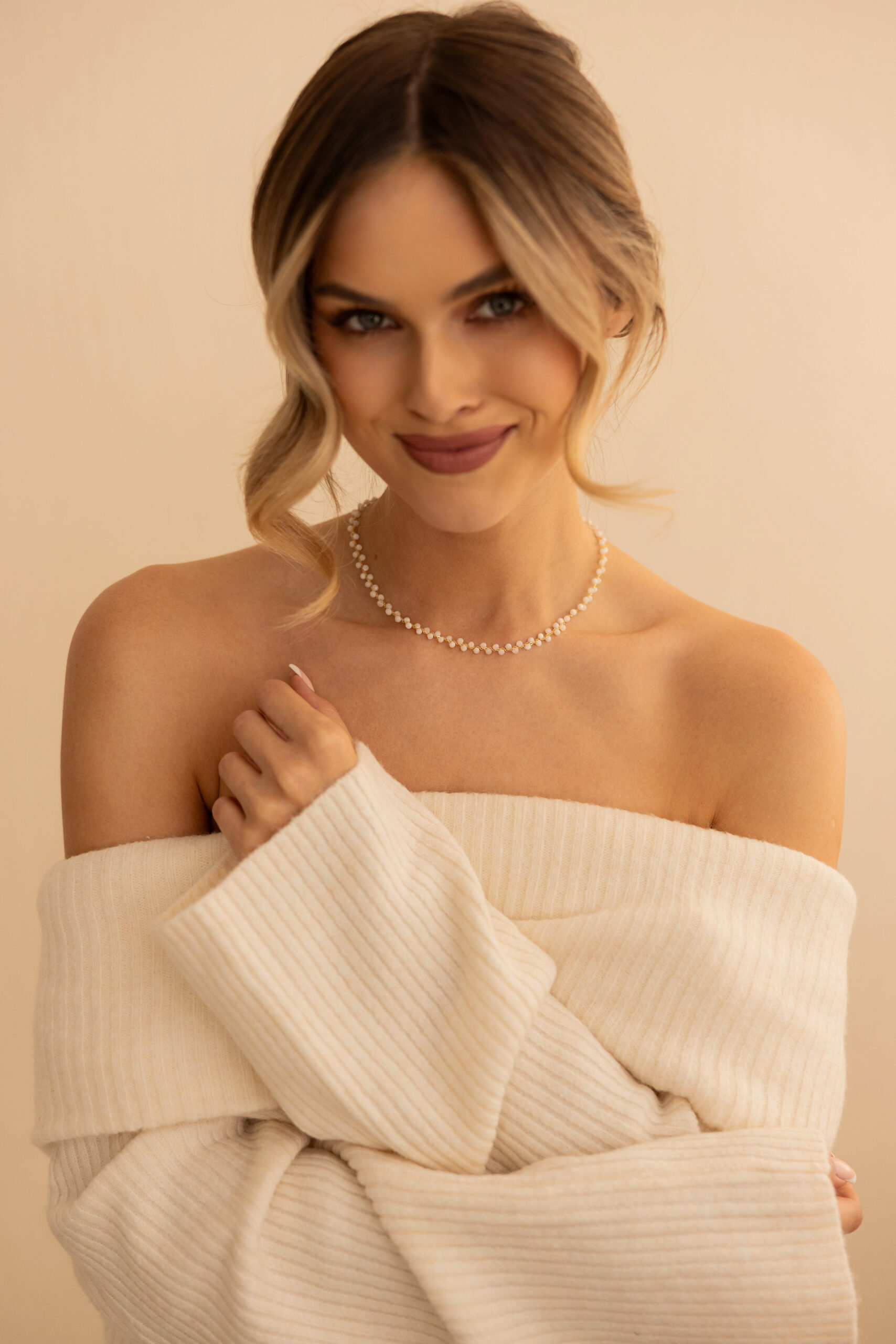 Naszyjnik kamień księżycowy